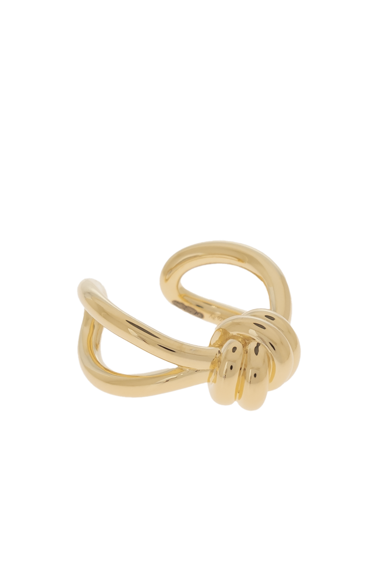 Gold Ring with weave Bottega Veneta - Vitkac Italy Gold Ring with weave Bottega Veneta - Vitkac Italy